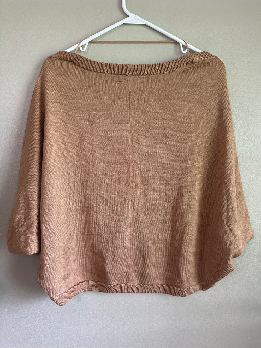 LOFT Open-Front Dolman Cardigan in Camel/Tan - Picture 4 of 4